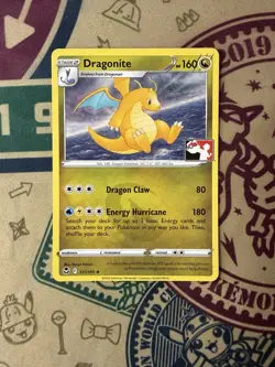 Pokemon Dragonite Prize Pack Series 4 NON-HOLO Play! Stamped Promo 131/195 - Image 3