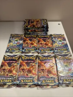 Pokemon TCG - Brilliant Stars - Set Of 18 Booster Packs - Image 1