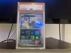 Lapras Master Ball Reverse Holo 131/165 Japanese Pokemon 151 PSA 10 Gem Mint - Image 1