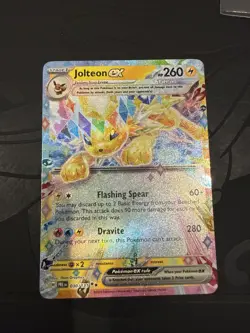 Pokemon Jolteon ex 030/131 Prismatic Evolutions Double Rare Holo NM English - Image 1