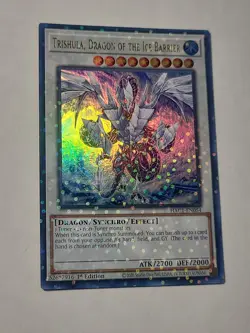 YuGiOh Trishula, Dragon of The Ice Barrier HAC1-EN054 1st Edition NM/M (A056) - Image 1