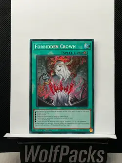 Yu-Gi-Oh! TCG Burst Protocol - Forbidden Crown 1st Ed. BPRO-EN067 Secret Rare - Image 1