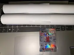 One Piece Monkey D. Luffy College Basketball Promo Card And Poster Brand New - Image 1