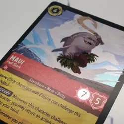 Maui Half-Shark 124/204 Azurite Sea COLD FOIL Disney Lorcana TCG - Image 2
