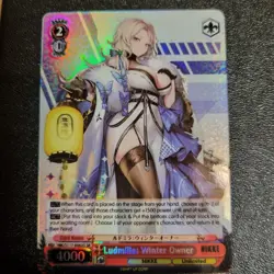 Weiss Schwarz NIK/S117-E063S Ludmilla: Winter Owner SR foil NIKKE - Image 1