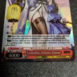 Weiss Schwarz NIK/S117-E063S Ludmilla: Winter Owner SR foil NIKKE - Image 5