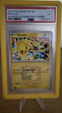 Pikachu -225 World Championship 2025 Winner Scarlet & Violet Promo Cards Regular - Image 3