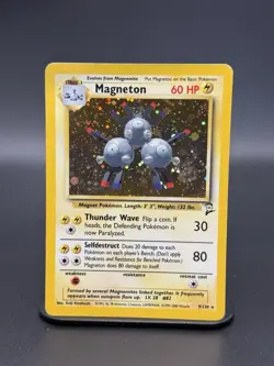 Magneton 009/130 Base Set 2 Holo (MP) VINTAGE POKEMON CARDS - Image 1