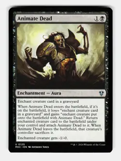 MTG: Animate Dead | Commander: Murders at Karlov Manor 125 NM - Image 1