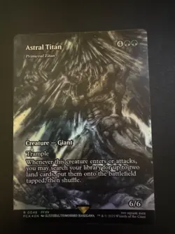 Astral Tiran - Primeval Titan (Showcase) Final Fantasy: Through the Ages Foil - Image 1
