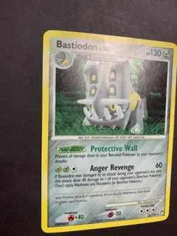 Bastiodon 21/123 Holo Mysterious Treasures Theme Deck Holo Pokemon Swirl - Image 5