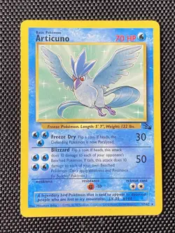 Articuno 17/62 Non-Holo 1999 Wizards Pokemon Fossil Unlimited LP+ - Image 1