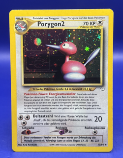Pokemon Porygon2 12/64 Neo Revelation Holo Rare Holo LP GERMAN - Image 1