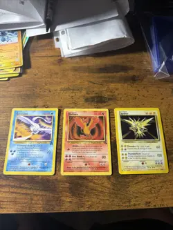 Pokemon Legendary Birds-Moltres, Zapdos (Holo), & Articuno Set of 3 - Image 1