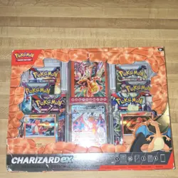 Pokemon Charizard EX Premium Collection Box Promo Booster Charizard Charmander - Image 1