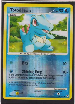 Totodile 106/123 Common Mysterious Treasures Pokemon MP - Image 1