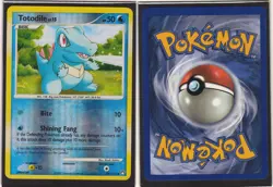 Totodile 106/123 Common Mysterious Treasures Pokemon MP - Image 3
