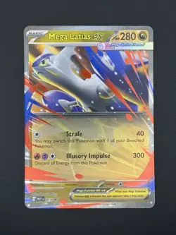 Pokemon TCG Mega Latias Ex 011 Black Star Promo Near Mint - Image 1