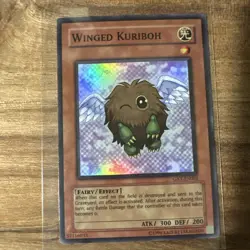 Yugioh Winged Kuriboh TLM-EN005 Super Rare 1st Edition VLP - Image 1