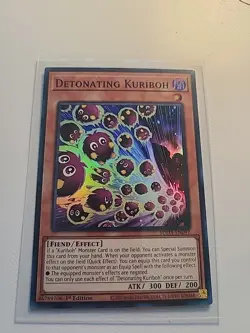 Yugioh! Detonating Kuriboh - SUDA-EN097 - Super Rare - 1st Edition Near Mint, En - Image 1