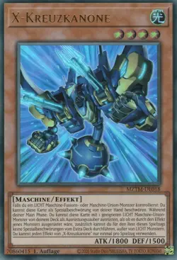 yugioh X-Kreuzkanone MZTM-DE018 ULTRA RARE 1AUFLAGE DEUTSCH - Image 1