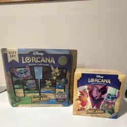 Disney Lorcana Into the Inklands Gift Set & Illumineer's Trove Sealed Boxes - Image 1