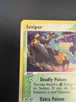 Pokemon TCG Seviper Holo Rare Card 11/100 EX Sandstorm LP+ - Image 5
