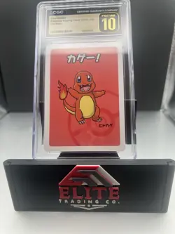 🔥🔥CGC PRISTINE 10 CHARMANDER OLD MAID PLAYING CARDS 2019 JAPANESE POKEMON CARD - Image 4