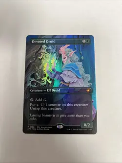 Devoted Druid Borderless Foil Special Guests Card #0138 MTG LP - Image 1