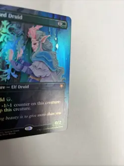 Devoted Druid Borderless Foil Special Guests Card #0138 MTG LP - Image 2