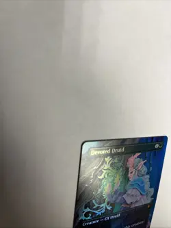 Devoted Druid Borderless Foil Special Guests Card #0138 MTG LP - Image 4