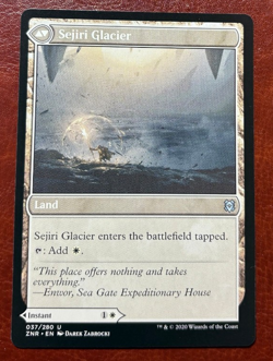 1x NM Sejiri Shelter Sejiri Glacier - 037/280 U ZNR - MTG Magic Never Played x1 - Image 2