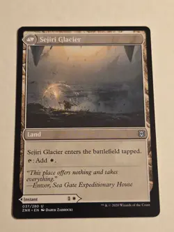 Sejiri Shelter Sejiri Glacier X1 ZNR MTG Zendikar Rising Uncommon - Image 2