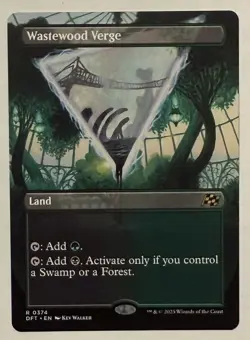 Wastewood Verge Borderless - Aetherdrift MTG Magic the Gathering - Image 1