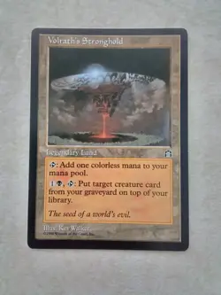 Volrath's Stronghold MTG Stronghold Lightly Played (LP) Magic the Gathering - Image 1