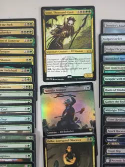 Magic 100 Commander Deck Izoni Golgari ELF Insects MTG Ready To Play - Image 2
