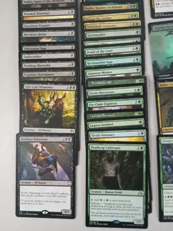 Magic 100 Commander Deck Izoni Golgari ELF Insects MTG Ready To Play - Image 5