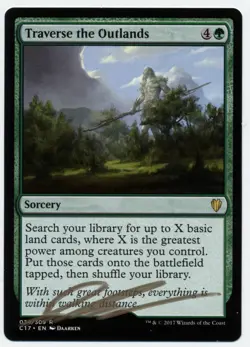 MTG Artist Proof Traverse the Outlands Magic The Gathering Gold Signed 1/50 - Image 1