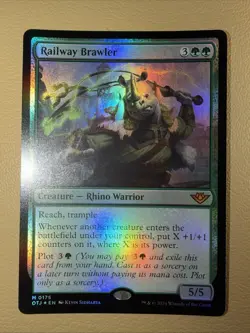 Railway Brawler Outlaws of Thunder Junction Foil - Image 1