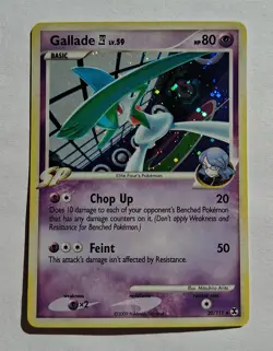 Pokemon - Gallade - Rising Rivals 20/111 - Cosmos Holo Rare - LP - Image 1