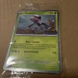 Pokemon Sealed Genesect Cosmos Holo Best Buy Promo 8/94 Stamped, Swirl 💫- NM - Image 3