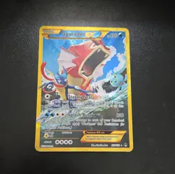 Pokemon TCG Gyarados EX 123/122 XY Breakpoint 2016 Secret Holo Rare - Image 1