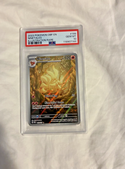 2023 Pokemon OBF EN Ninetales Illustration Rare PSA Graded 10 (MINT CONDITION) - Image 2