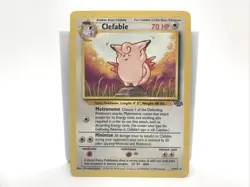 Pokemon TCG Clefable Jungle 17/64 Regular Unlimited Rare LP - Image 1