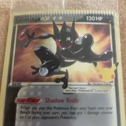 Greninja Gold Star SWSH144 Opened Holo Pokemon Celebrations NM 25th Anniversary - Image 4