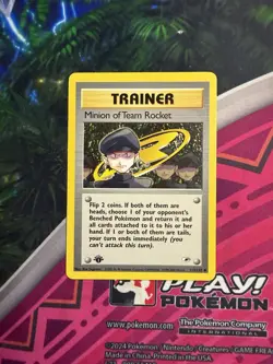 Minion Of Team Rocket 113/132 Gym Heroes 1st Edition Pokemon TCG - Image 3