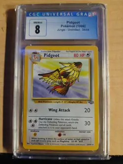 1999 Pidgeot Jungle Pokemon Base Set 24/64 NM-MT Condition - Image 1