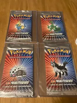 [4x] Pokemon TCG- EX Ruby & Sapphire SPANISH - Art Set of 4 Sealed Booster Packs - Image 2