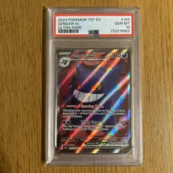 PSA 10 Pokemon Gengar EX TCG Scarlet Violet Temporal Forces 193/162 🔥 - Image 1