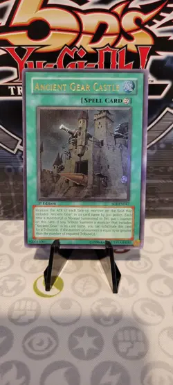 Yu-Gi-Oh! Ancient Gear Castle SOI-EN047 1st Edition Ultimate Rare Near Mint NM - Image 1